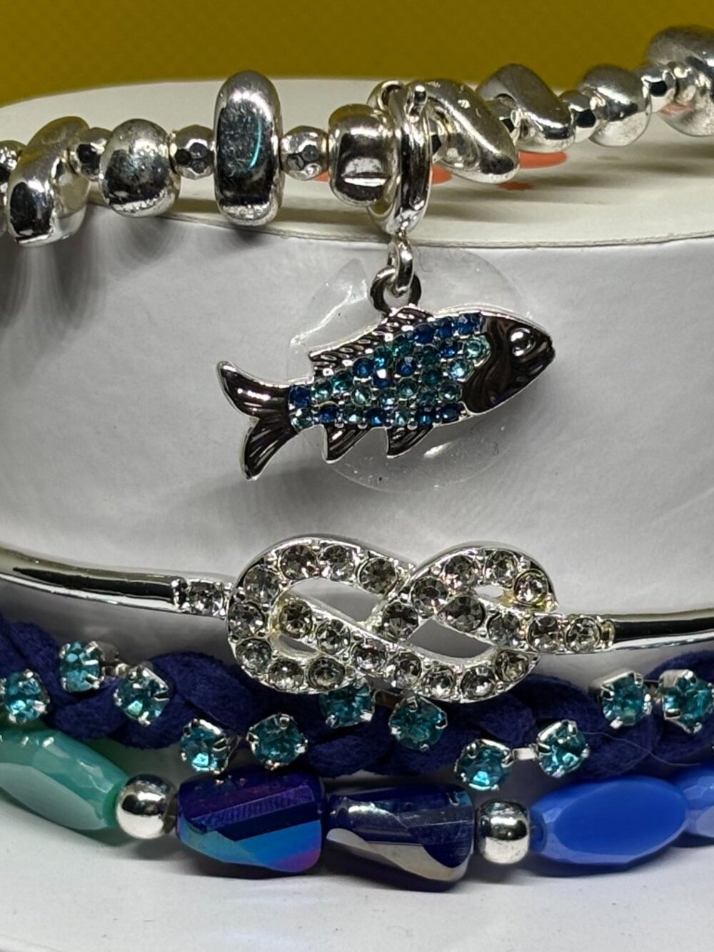 Bomb Party " We're On Lake Time" 4 Bracelet Stacks Set RBP6058 MSRP $148